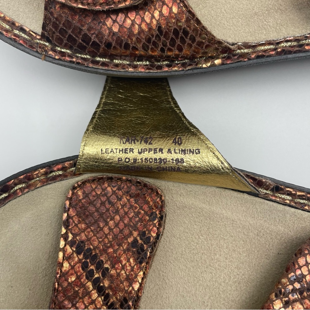 Alegria Karmen Riches Kar-742 Leather Wedge Sandals Size 9 - Picture 13 of 14